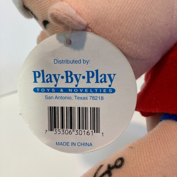 Vintage 1994 Popeye 13” Plush Doll Play by Play Stuffed Toy Sailor Man With Tag - Picture 5 of 13